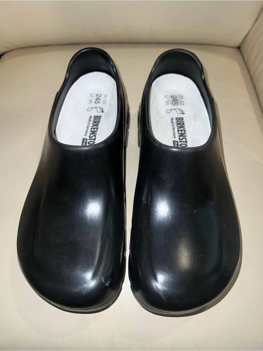 BIRKENSTOCK CLOGS BLACK SIZE L7
